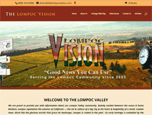 Tablet Screenshot of lompocvision.com